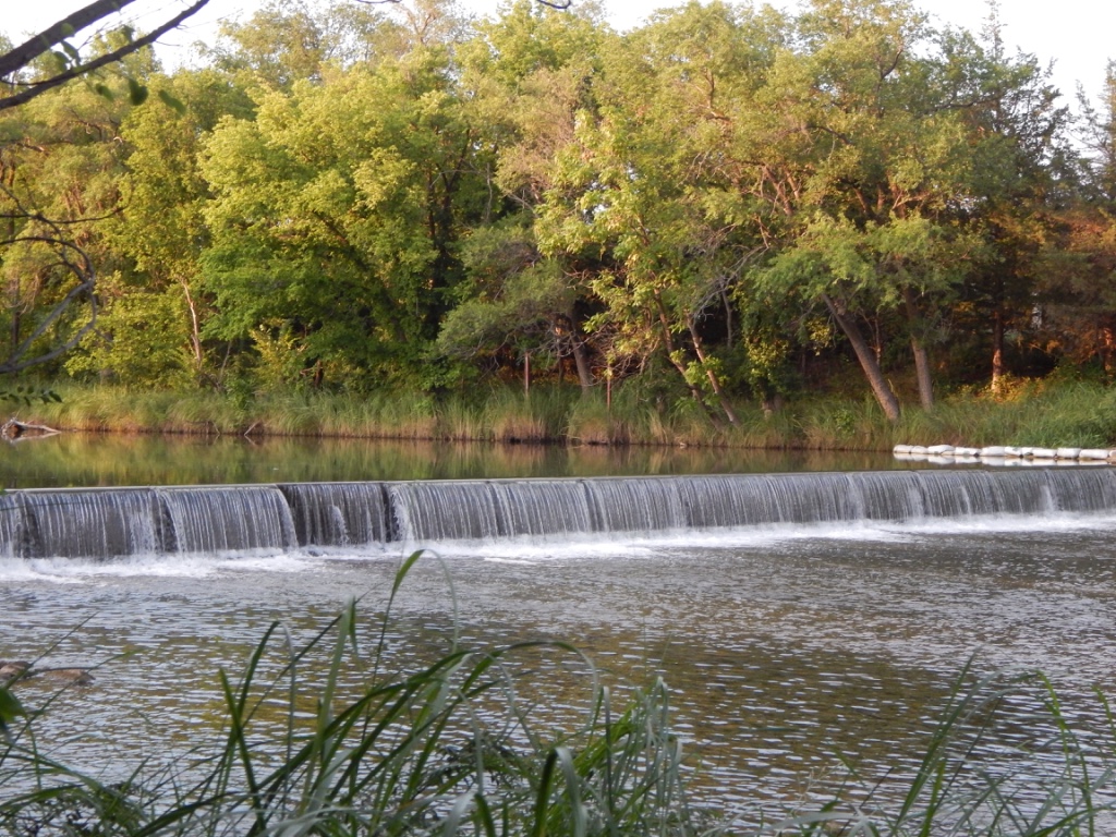 river dam